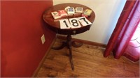 Small Round Table & Cards