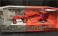 Allis Chalmers Model C and ROTO Bailer 1997 Farm S