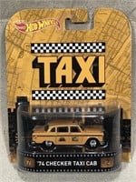 Hot Wheels Taxi 1974 Checker Cab