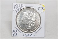 1878 8TFMS63 Morgan Dollar