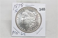 1878S MS65 Morgan Dollar