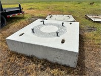 Concrete Tower Anchor with steel topper.
