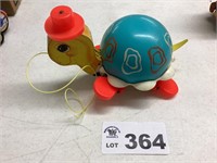 FISHER PRICE PULL TURTLE TOY