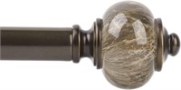 KAMANINA Curtain Rod 72-144 Inch Bronze