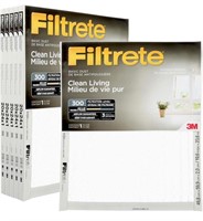 FILTRETE 6PCS BASIC DUST AIR FILTERS (20X24X1IN)