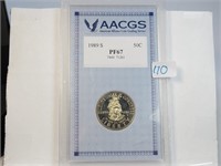 1989 S Commemorative Half Dollar AACGS