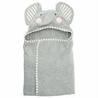 NWT ELEPHANT BABY HOODED TOWEL