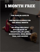1 Month of Unlimited MMA Classes