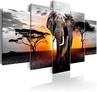 ELEPHANT WALL ART CANVAS