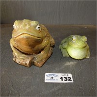 Cement Frog Statues / Figures