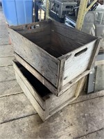 Pair of Old Apple Crates