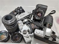 Lot Cameras and Lenses