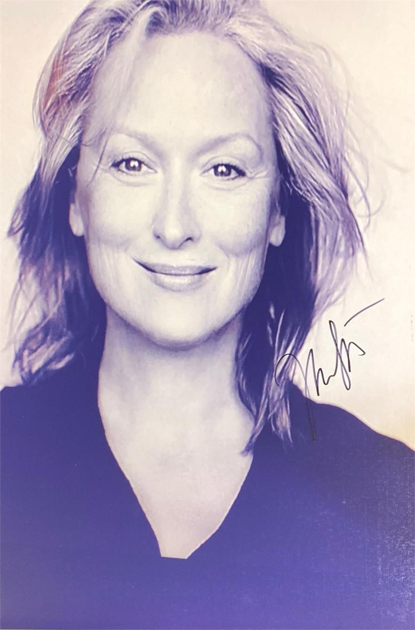 Autograph  
Meryl Streep Photo