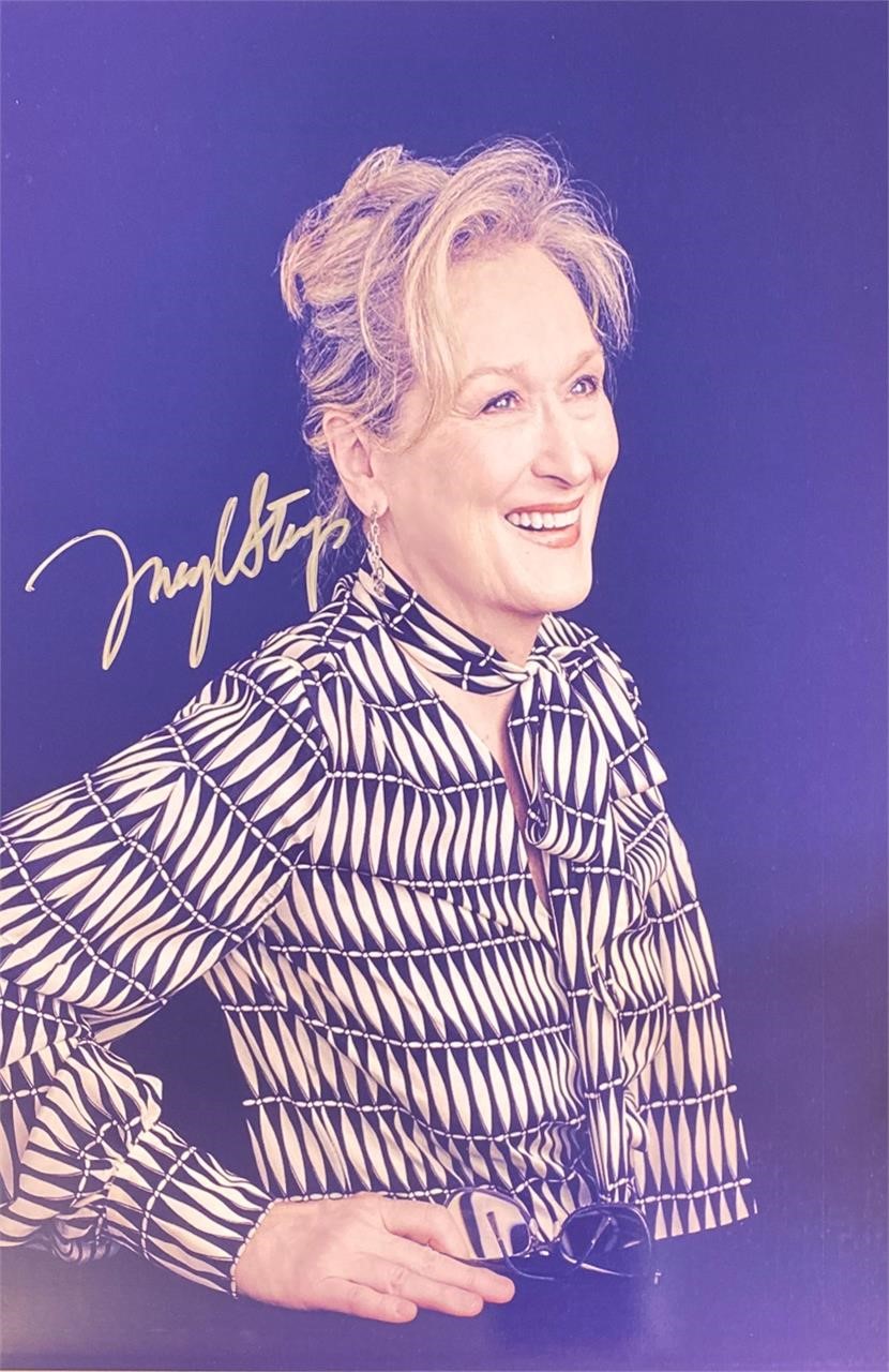 Autograph  
Meryl Streep Photo