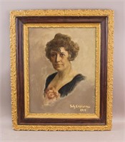 OOB Signed Jules Cayron '1919 F H Bresler Fine Art