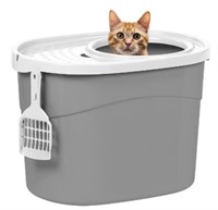 Iris Usa Rectangular Top Entry Cat Litter Box