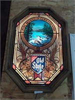 Old Style Beer Lighted Motion Sign