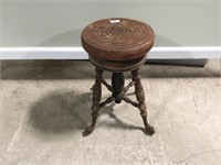 Antique Organ Stool