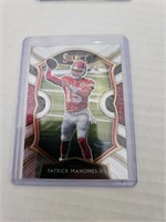 2020 Panini Select Patrick Mahomes II Chiefs Card