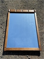 OAK FRAMED MIRROR