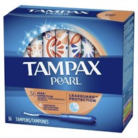 Tampax Pearl Tampons Super Plus Absorbency with Le