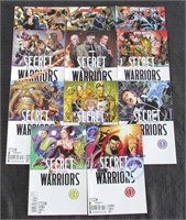 (11) Marvel Secret Warriors Comic Books