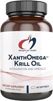 Designs for Health XanthOmega - Krill Oil with 12m