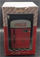 (Z) Coca cola cookie jar in box