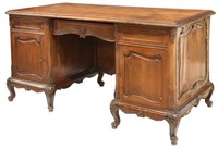 FRENCH LOUIS XV STYLE FRUITWOOD DESK