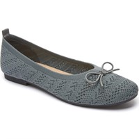 WF6437  SHIRRY Ballet Flats US6 Mesh Round Toe 6