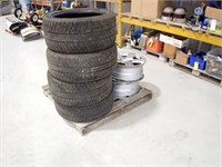 Qty Of (4) Michelin Tires on Rims