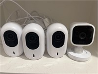 (4) Blink Security Cameras