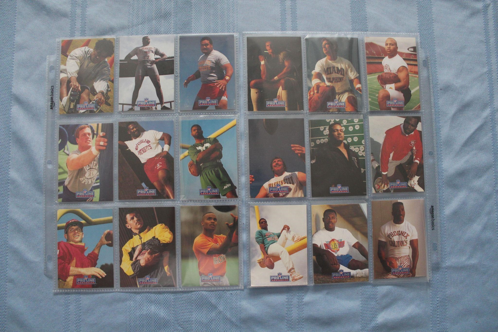18 Assorted NFL Football Collector Cards