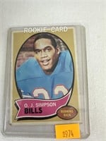 Vintage OJ Simpson Rookie Card