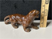 Vintage Ceramic Prowling Panther Figurine Japan