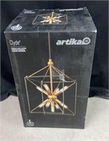 Artika Clyde 9-light Pendant Black & Gold