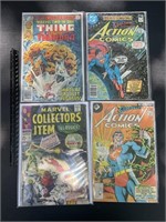 (4) Comics-Thing, Action, Collectors, Action