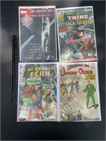 4 Comics-XMen, Thing, Not Brand, Jimmy Olsen