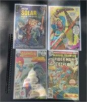 4 Comics-Solar, Superman, S. Girl, Marvel Team-Up