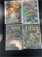 (4)Comics-Metal Men,Hawkman,Turok, Voyage to
