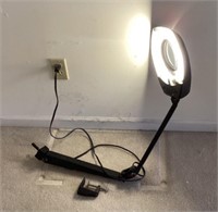 Articulated magnifying light