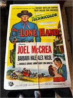 41 x 27” Vintage 1953 Numbered Movie Poster