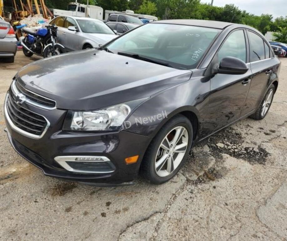 2016 Chev Cruze 1g1pf5sb9g7133911 No Key