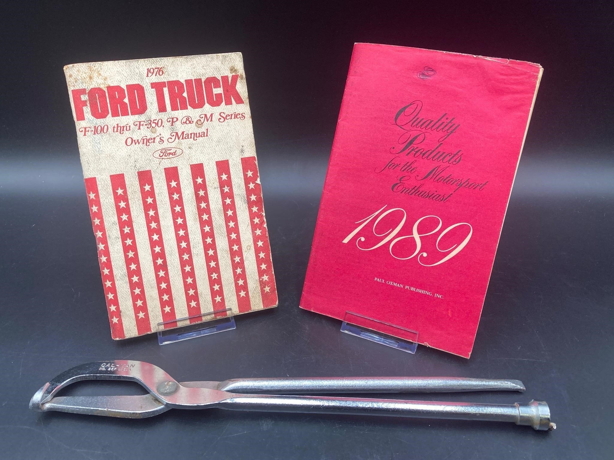 Vintage Truck Manuals & Brake Pliers
