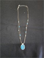 Amazing Blue Stone Necklace