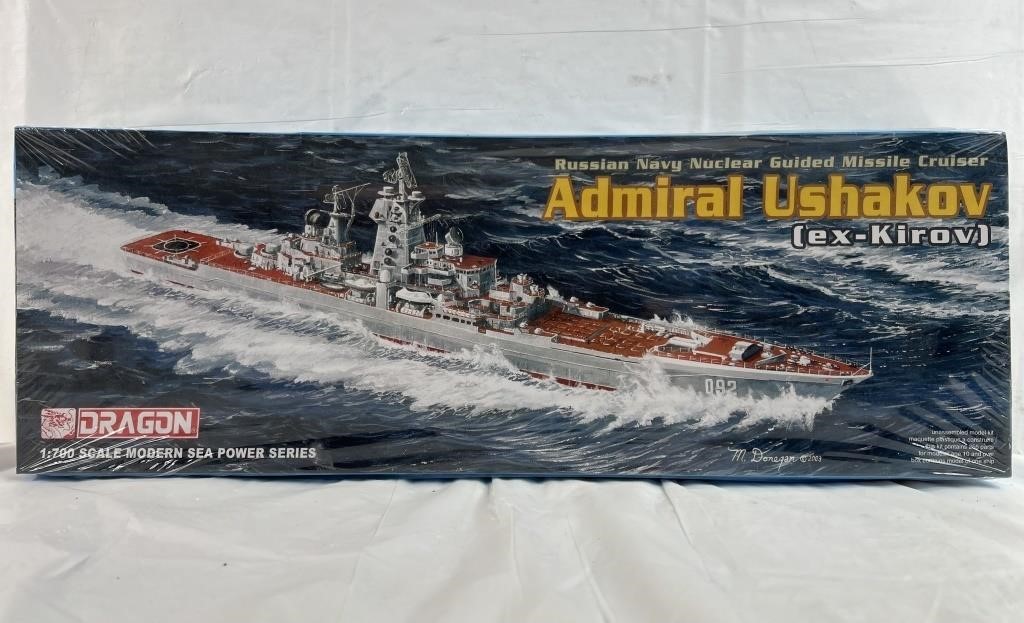 Sealed Admiral Ushakov Russian Navy Nuclear Guided