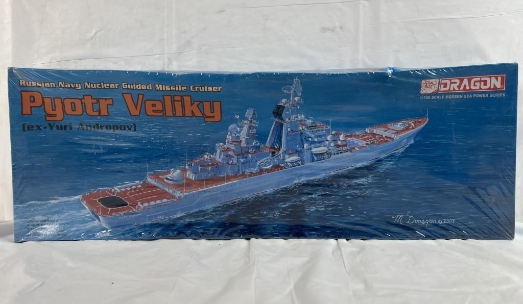 Sealed Pyotr Veliky Russian Navy Nuclear Guided