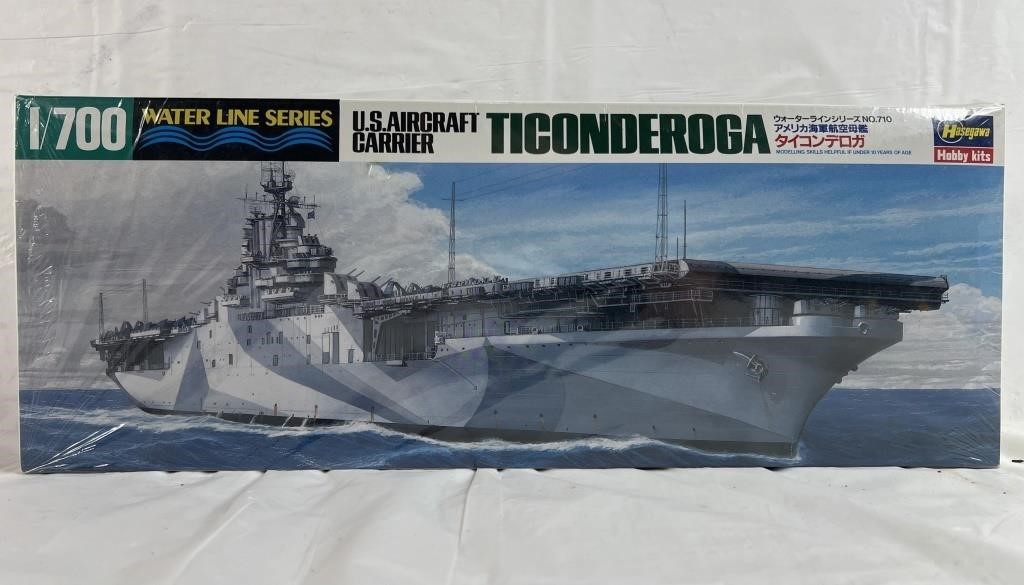 Sealed Hasegawa U.S. Aircraft Carrier Ticonderoga