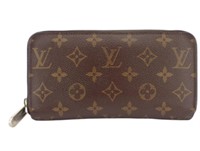 Louis Vuitton Monogram Zip Long Wallet