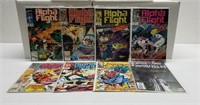 Lot of 8 Comic Books- 5 Alpha Flight
